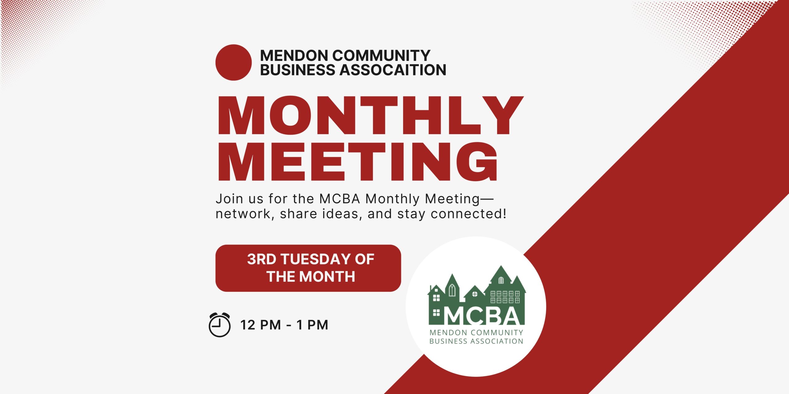 Mendon Business Association Monthly Meeting